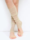 momentlover Sun Protection Mesh Solid Color Sleevelet