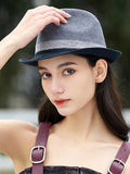 Momentlover Woven Contrast Color Sun-Protection Hats&Caps