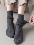 momentlover Casual Simple 10 Colors Socks