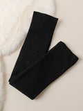 momentlover Casual Keep Warm Solid Color Leg Warmers Accessories