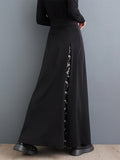 Momentlover Tied Waist Split-Joint Printed Pleated High Waisted A-Line Skirts