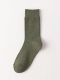 momentlover Casual Simple 10 Colors Socks
