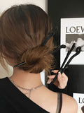 Momentlover Solid Color Geometric Hair Accessories