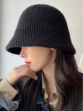 Momentlover Solid Color Fisherman Hat