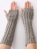 momentlover Jacquard 5 Colors Knitting Sleevelet