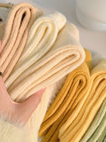 momentlover Solid Color Elasticity Socks
