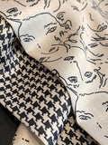Momentlover Vintage Silk Imitation Printed Scarf