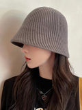Momentlover Solid Color Fisherman Hat