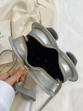 Momentlover Zipper Split-Joint Heart Shape Handbags Crossbody Bags Bags