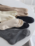 momentlover Casual Solid Color Stockings Accessories