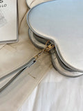 Momentlover Zipper Split-Joint Heart Shape Handbags Crossbody Bags Bags