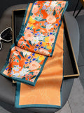 Momentlover Vintage Silk Imitation Printed Scarf
