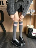 momentlover Fashion College Style Striped Stockings Accessories