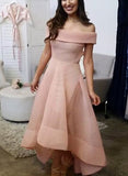 lemongor Pink Organza High Low Wedding Party Dress , Lovely Formal Dress