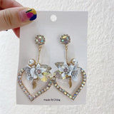 Momentlover Gorgeous Intentions Heart Flower Fairycore Earrings