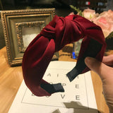Momentlover Deep Rose Twist Princesscore Headband Hair Accessory
