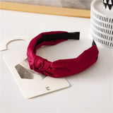 Momentlover Deep Rose Twist Princesscore Headband Hair Accessory