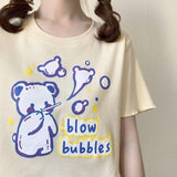 Momentlover Bubbly Bear Fairycore Top