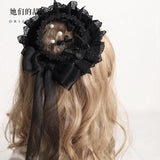 Momentlover Bakery Angel Cottagecore Fairycore Mini Hat and Hair Accessories Set