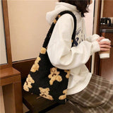 Momentlover Chocolate Bear Fairycore Cottagecore Princesscore Bag