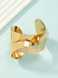 Momentlover Solid Color Hollow Geometric Bracelet Accessories