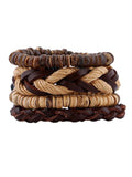 Momentlover Punk Braided Vintage  Bracelet Accessories
