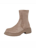 Momentlover Split-Joint Round-Toe Boots
