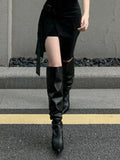 Momentlover Split-Joint Pointed-Toe Boots