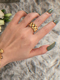 Momentlover Original Simple Cool Solid Color Ring