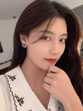 Momentlover Vintage Asymmetric Sun Moon Shape  Earrings