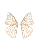 Momentlover Butterfly Shape Hollow Earrings Accessories