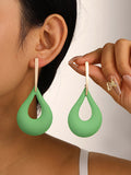 Momentlover Hollow Geometric Drop Earrings