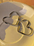 Momentlover Heart Shape Earrings Accessories