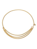 Momentlover Long Tassel Waistbands Hip Jewelry Body Chain Metal Link Waist Chain Belt