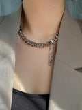 Stylish Selection Two Pieces Chains Bracelet Accessories + Necklaces Accessories