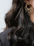 Momentlover Original Contrast Color Zircon Earrings Accessories
