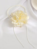 Flower Shape Lace-up Dainty Necklace Accessories