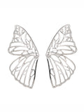 Momentlover Butterfly Shape Hollow Earrings Accessories