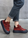 Momentlover Tied Round-Toe Shoes Booties