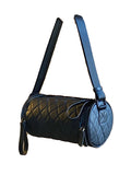Momentlover Rhombic Solid Color Split-Joint Zipper Shoulder Bags Crossbody Bags