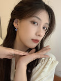 Momentlover Vintage Geometry Flower Shape Earrings Accessories