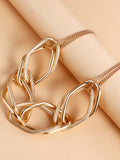 Solid Color Geometric Chains Necklaces Accessories