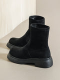Momentlover Split-Joint Round-Toe Boots
