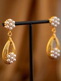Momentlover Flower Shape Chains Earrings Accessories