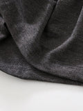 Momentlover High Waisted Loose Drawstring Elasticity Solid Color Casual Pants Bottoms Trousers