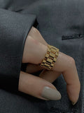 Momentlover Original Simple Cool Solid Color Ring