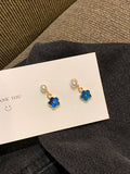 Momentlover Vintage Geometry Flower Shape Earrings Accessories