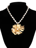 Flower Shape Beaded Necklaces Accessories