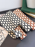 Momentlover Rhombus Woven Handbag Bags Accessories