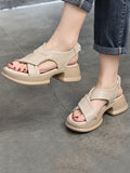 Momentlover Open Toe Sandals Platform Shoes